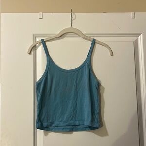 ARQ Blue Fitted Crop Camisole